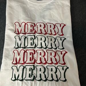 Festive Merry Graphic Crewneck